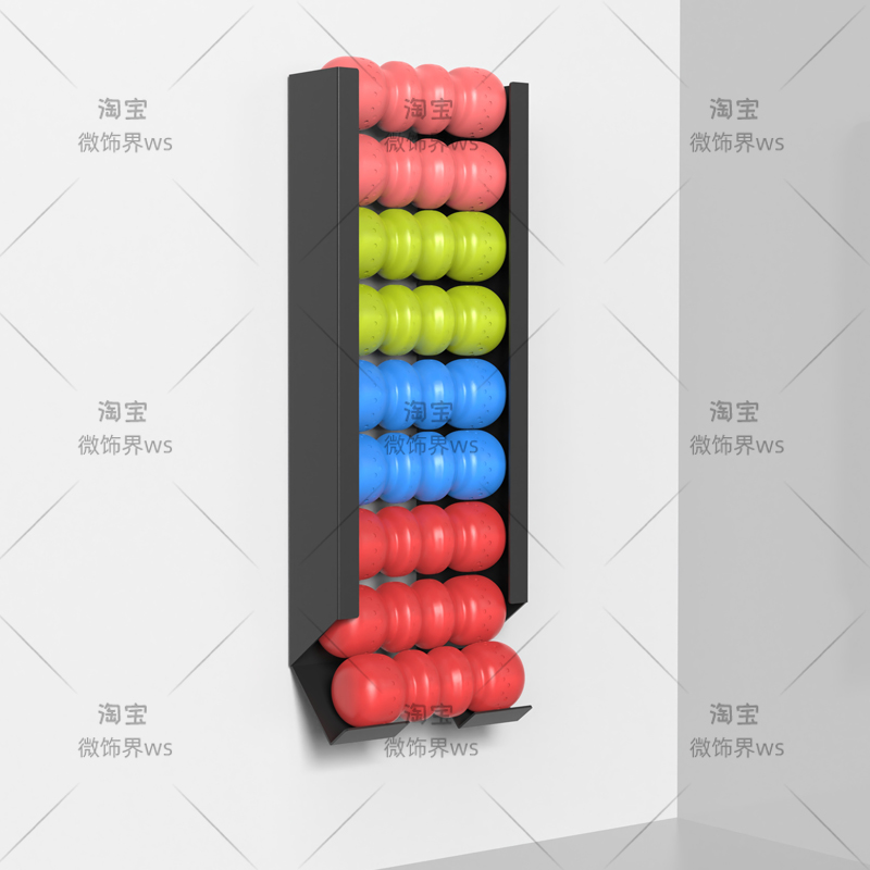 Foam Roller - ‌ Estante para pelotas deportivas montado