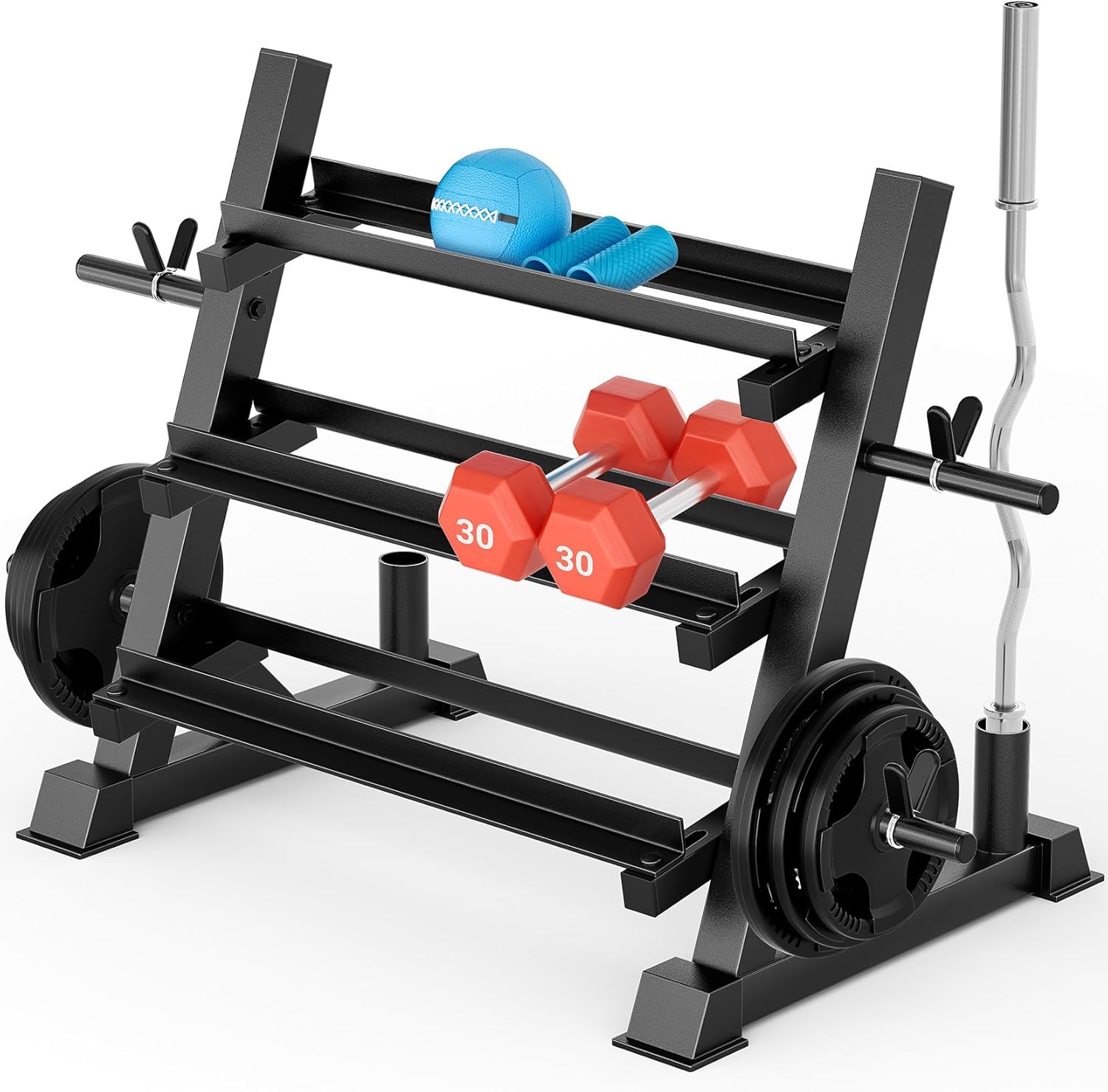 Adjustable Dumbbells - Rack para Mancuernas de 3 Niveles,