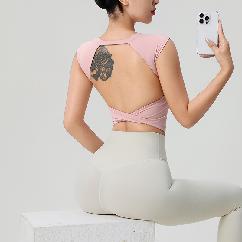 Ropa de Fitness sin espalda pa - Yoga Fitness Top reseña y precio