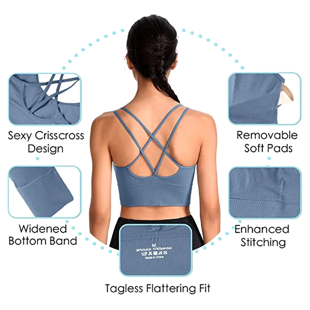 1 unidad de sujetadores deport - Yoga Fitness Girl reseña y precio