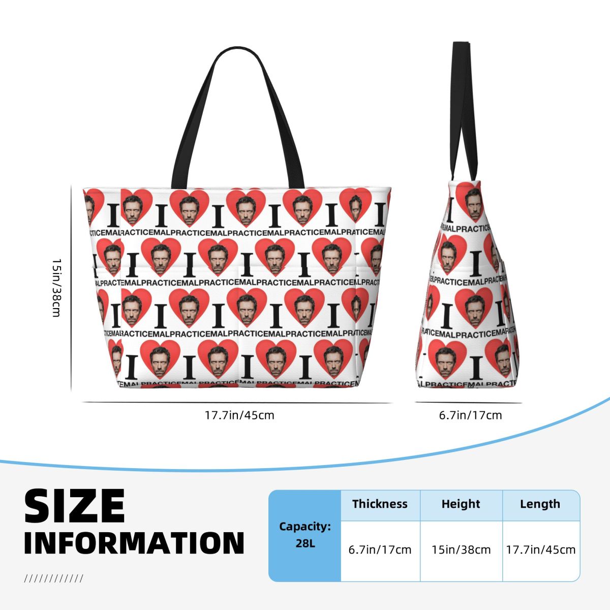 Dr House MD TV Beach Tote Bag  - Yoga Fitness Tva reseña y precio