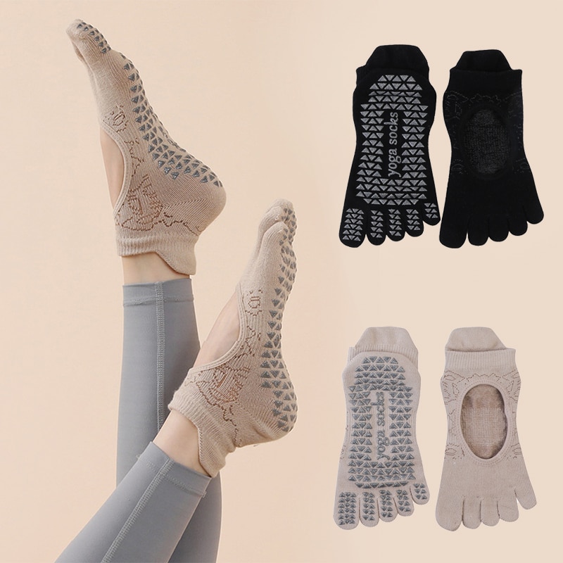 Calcetines antideslizantes con - Yoga Fitness Dance reseña y precio