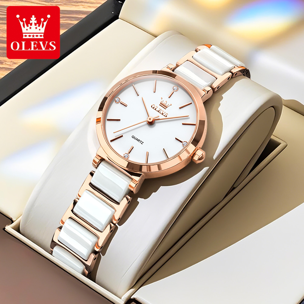 OLEVS Reloj de mujer 5877 Relo - Resistance Bands reseña y precio
