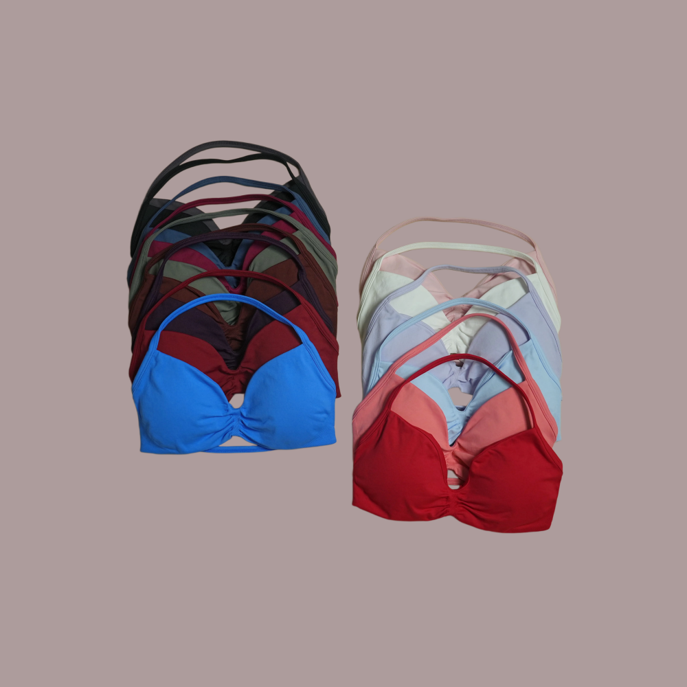 Sujetador deportivo de alta re - Yoga Fitness Brand reseña y precio