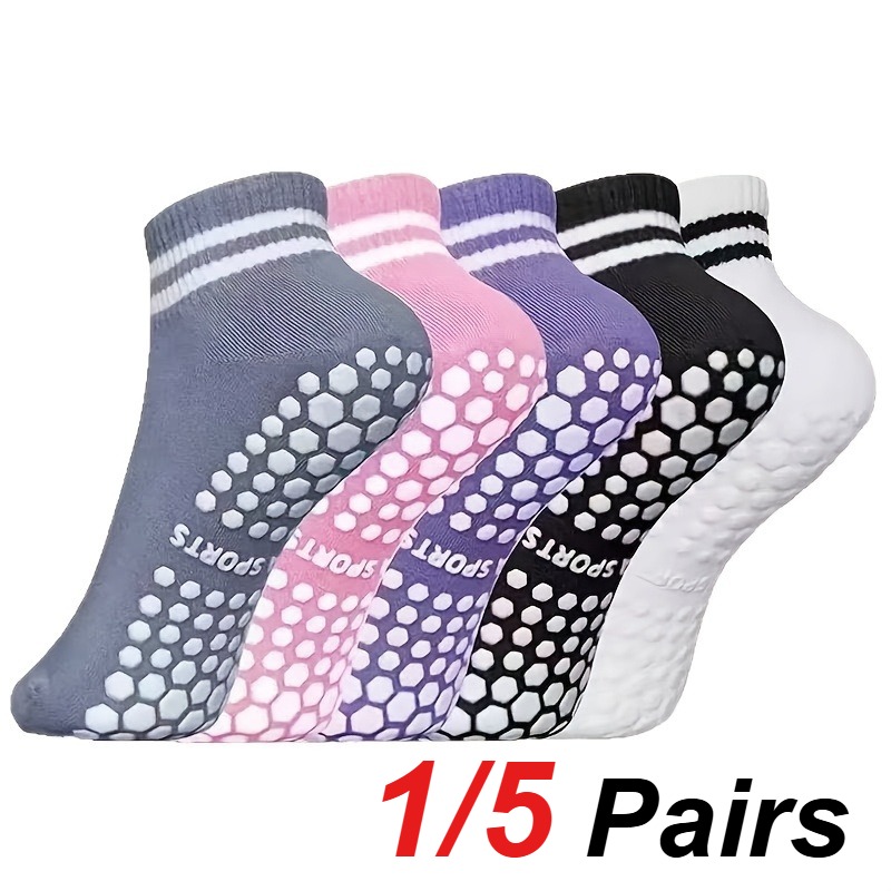 1/5 par de calcetines de silic - Yoga Of Fitness reseña y precio