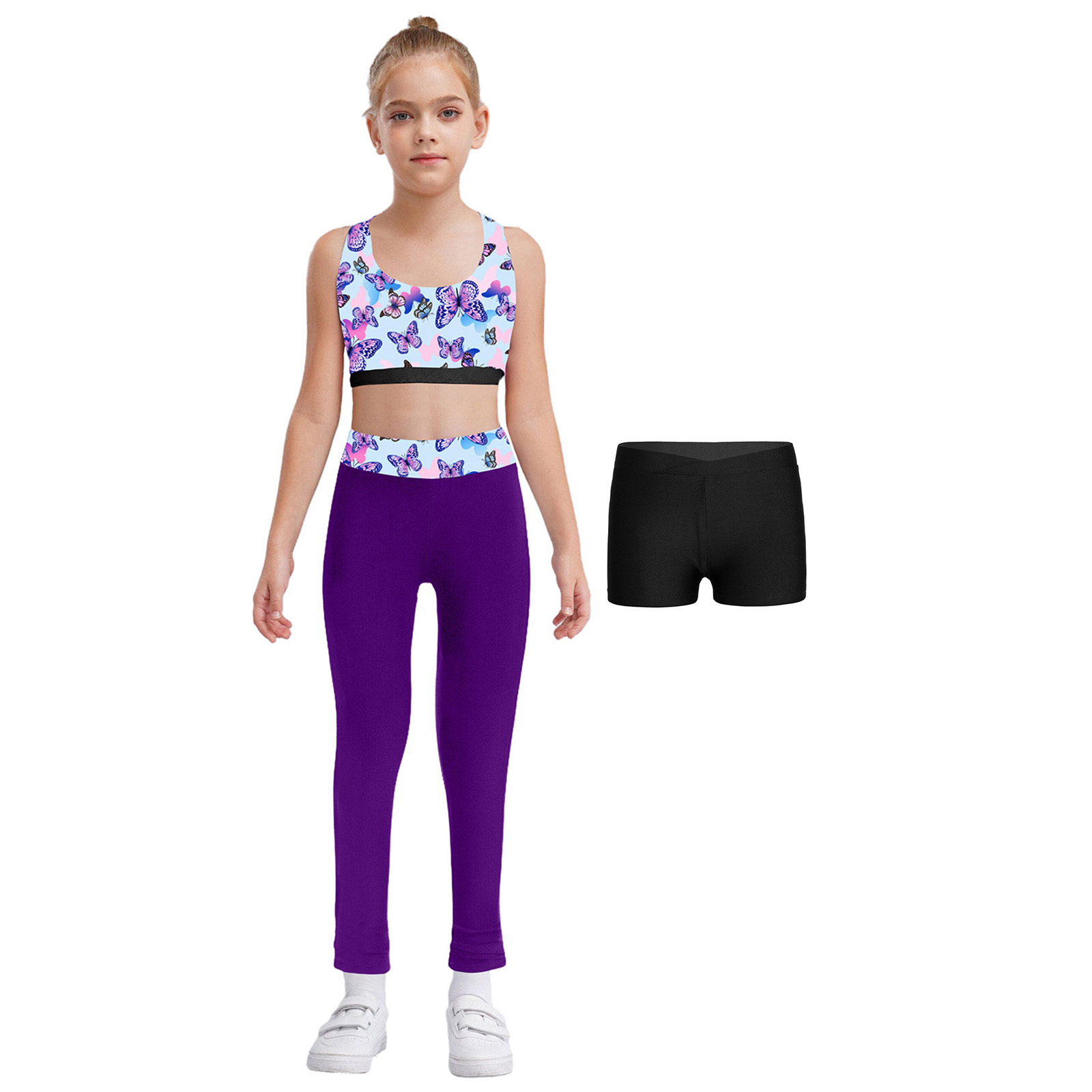 Conjunto deportivo de tres pie - Yoga Fitness Girl reseña y precio