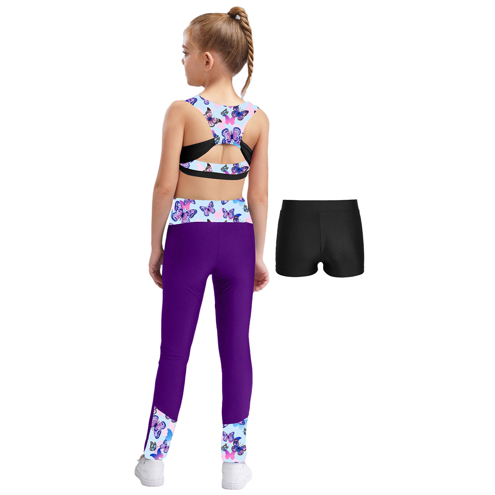 Conjunto deportivo de tres pie - Yoga Fitness Girl reseña y precio