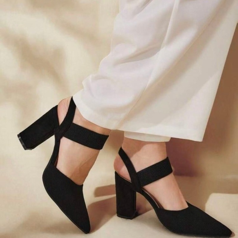 Sandalias de Tacón Ancho con P - Resistance Bands reseña y precio