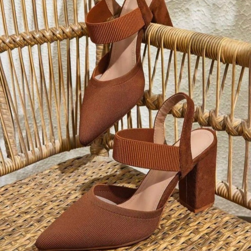 Sandalias de Tacón Ancho con P - Resistance Bands reseña y precio