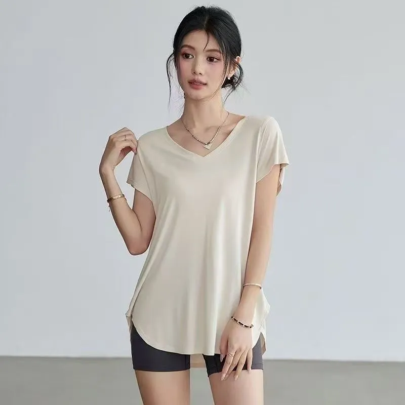 Camiseta de Yoga de Cuello Red - Yoga Fitness Top reseña y precio